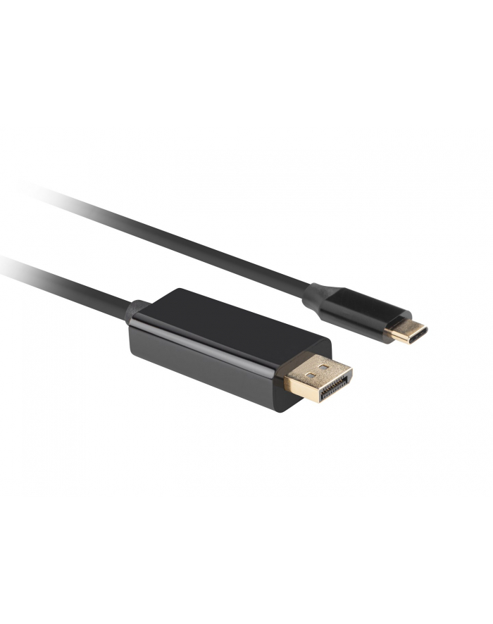 lanberg Kabel USB-C (M)->Displayport 3M 4K 60HZ czarny główny