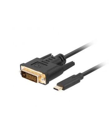 lanberg Kabel USB-C(M)->DVI-D(24+1)(M) 1M czarny