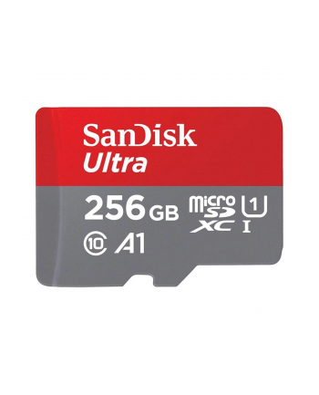 sandisk Ultra microSDXC 256GB 150MB/s A1 + Adapter SD nr 1