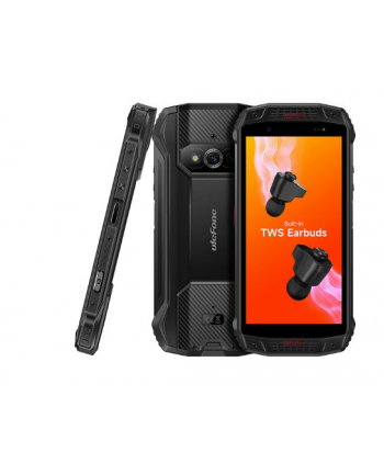 ulefone Smartfon Armor 15 6GB/128GB IP68/IP69K 6600mAh DualSIM Wbudowane Słuchawki Czarny