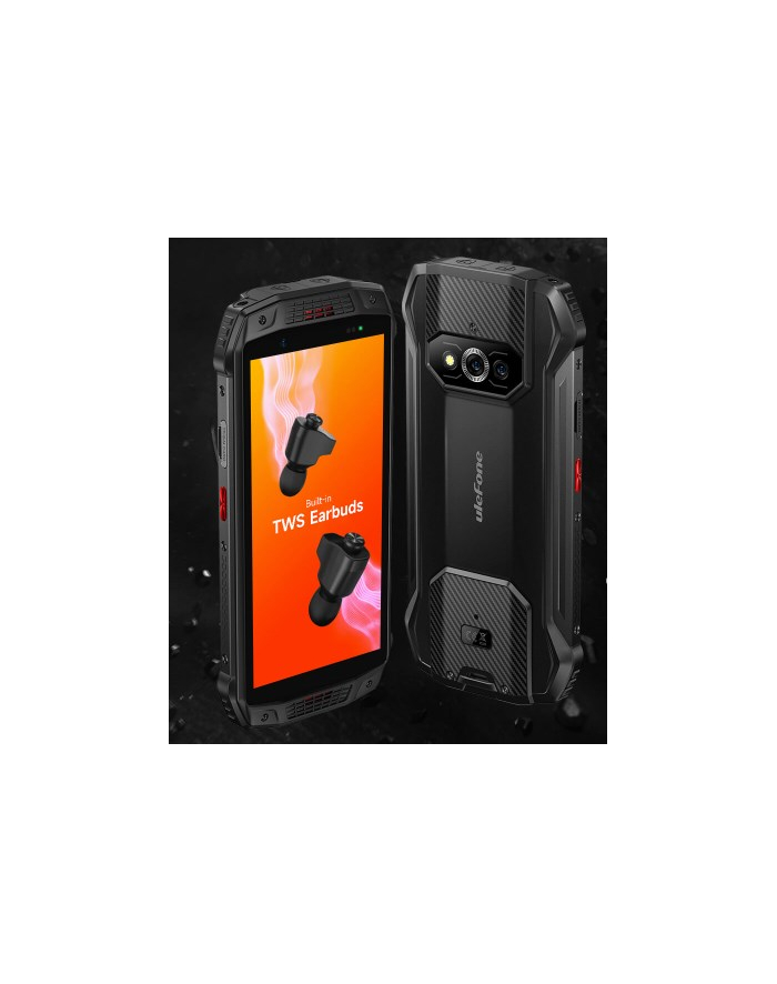 ulefone Smartfon Armor 15 6GB/128GB IP68/IP69K 6600mAh DualSIM Wbudowane Słuchawki Czarny główny