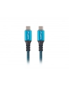 lanberg Kabel USB-C M/M USB4 0.5m 100W 8K 60HZ czarno-niebieski - nr 16