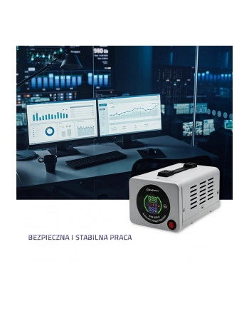 qoltec Automatyczny stabilizator napięcia AVR 500VA nr 1