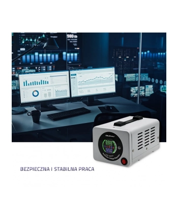 qoltec Automatyczny stabilizator napięcia AVR 1000VA nr 1