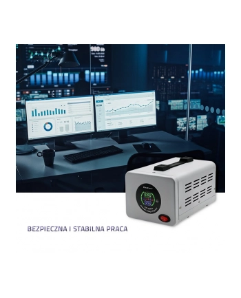 qoltec Automatyczny stabilizator napięcia AVR 2000VA nr 1