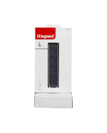 legrand Przedłużacz wieża 4x2PZ Biało-grafitowy 2m