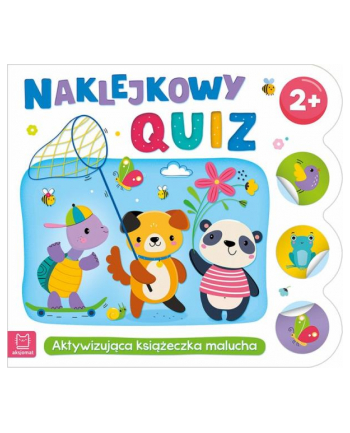 aksjomat Naklejkowy quiz 2+. Aktywizująca książeczka malucha