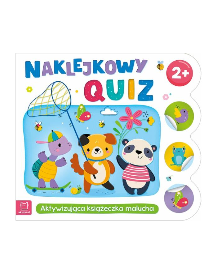 aksjomat Naklejkowy quiz 2+. Aktywizująca książeczka malucha główny