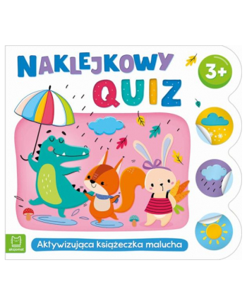 aksjomat Naklejkowy quiz 3+. Aktywizująca książeczka malucha