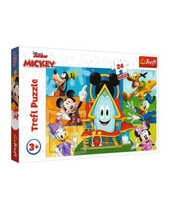 Puzzle 24 Maxi Myszka Mickey i przyjaciele 14351 Trefl nr 1