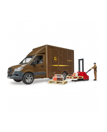 bruder Mercedes Sprinter UPS z kierowcą i akcesoriami nr 2