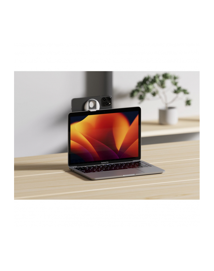 belkin Uchwyt magnetyczny iPhone do MacBooka bialy główny