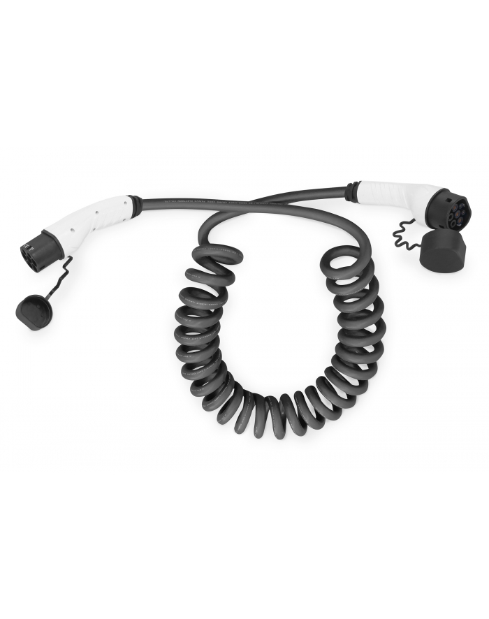 DIGITUS EV charging - Three Phase 400V 32A 7.5m Type 2 to Type 2 Spiral charger cable główny