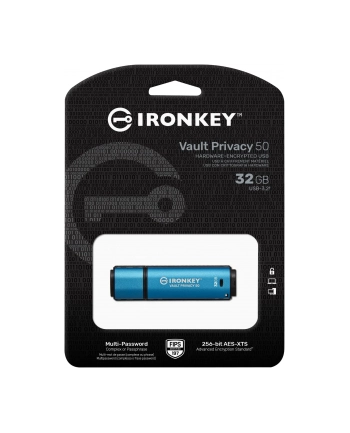 kingston Pendrive 32GB IronKey Vault Privacy FIPS197 AES-256 nr 2