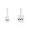 DIGITUS USB-A to lightning MFI C89 2m Data and charging cable Kolor: BIAŁY 5V 2.4A - nr 1