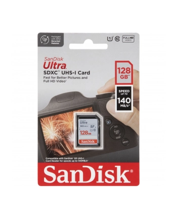SANDISK ULTRA SDXC 128GB 140MB/s UHS-I nr 1