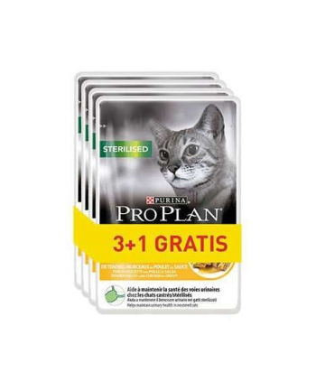 purina nestle Purina Pro Plan Sterilised Kurczak 85g 3+1