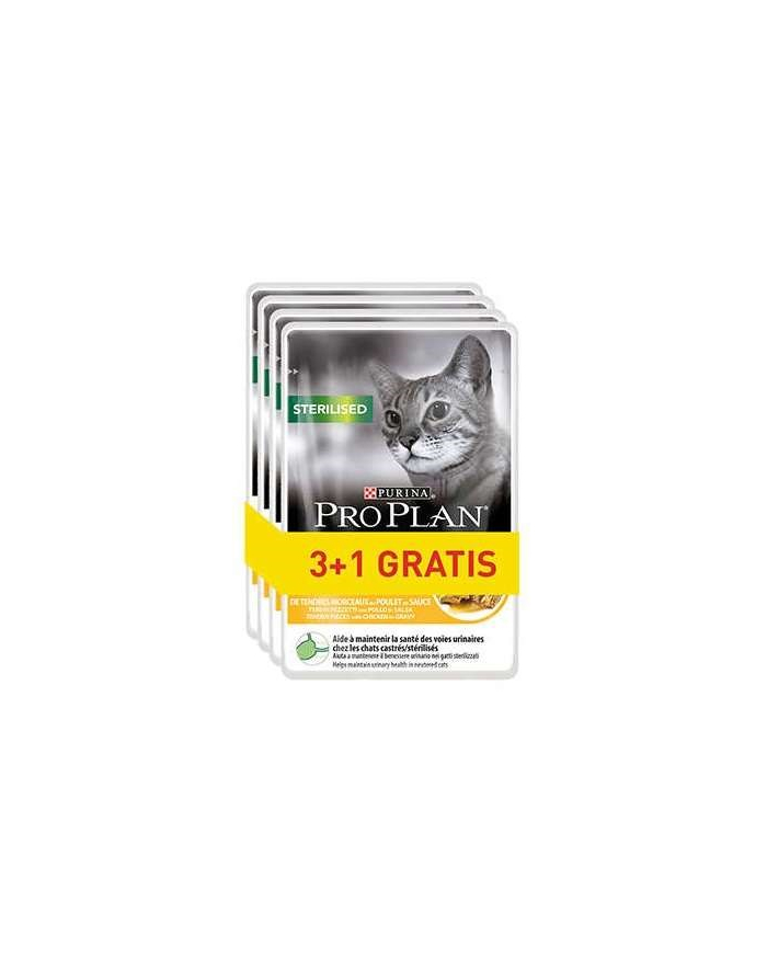 purina nestle Purina Pro Plan Sterilised Kurczak 85g 3+1 główny