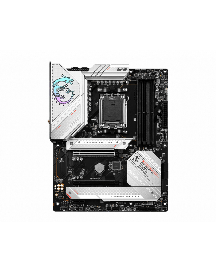 MSI MPG B650 EDGE WIFI AMD Socket AM5 DDR5 up to 128GB 2xPCIe x16 6xSATA ATX główny