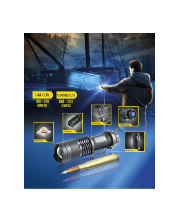 EVERACTIVE LATARKA RĘCZNA DIODOWA (LED)  BULLET  DIODA CREE XP-E2 FL180