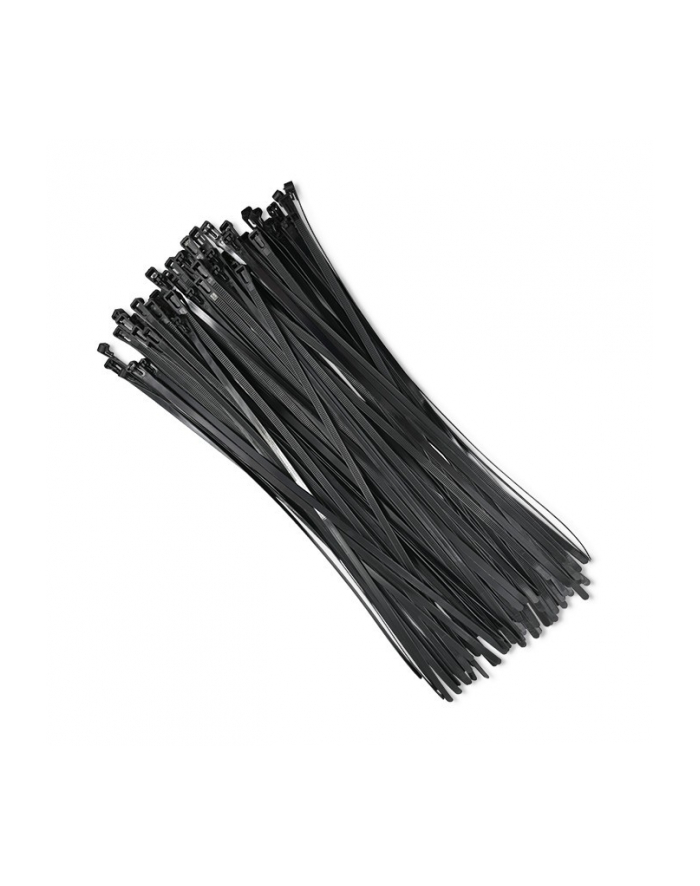 QOLTEC 52237 Opaski zaciskowe wielorazowe trytytki 7.2x450mm Nylon UV Czarne główny