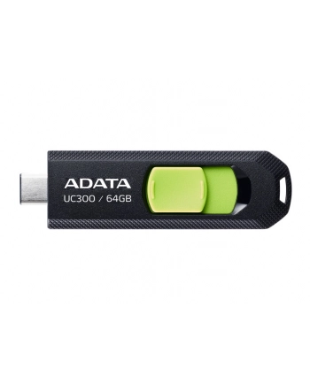 ADATA FLASHDRIVE UC300 64GB USB 32 BLACK'GREEN nr 2