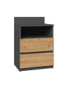top e shop Szafka nocna M1 40x32xH59 antracyt/artisan - nr 3