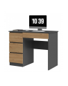 top e shop Biurko MIJAS LEWE 98x51xH76 antracyt/artisan - nr 4