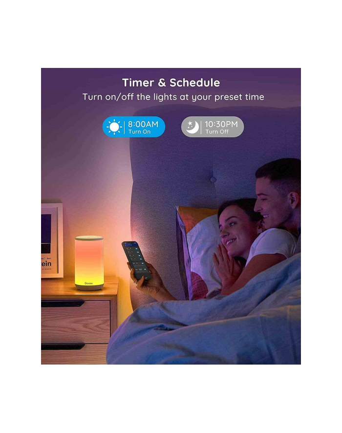 Govee H6052 Aura; Lampa LED; RGBIC  2200k-6500k  Wi-Fi  Bluetooth główny