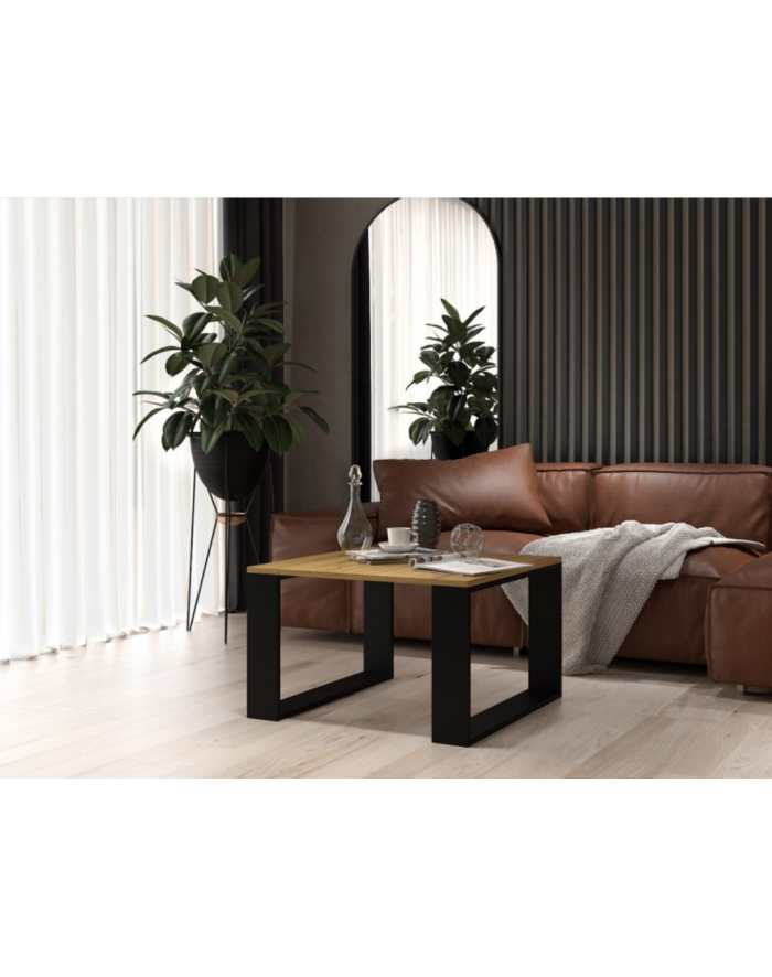 top e shop Stolik MOD-ERN MINI 67x67xH40 artisan/czarny główny