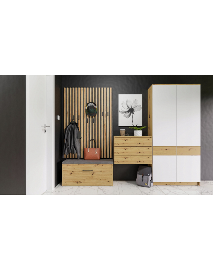 top e shop Szafka na buty ze schowkiem PARMA 100x35xH49 artisan główny