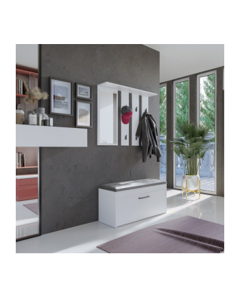 top e shop Garderoba PARMA 100x35xH180 biel