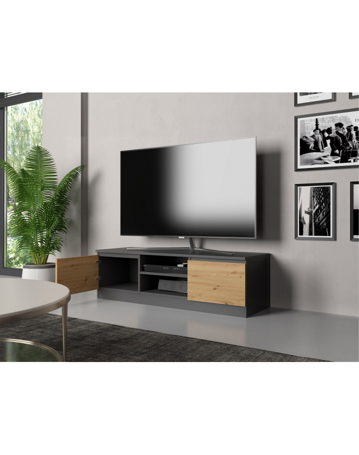 top e shop Szafka RTV 120x40xH36 antracyt/artisan główny