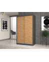 top e shop Szafa z drzwiami przesuwnymi IGA 120x61xH200 antracyt/artisan - nr 2