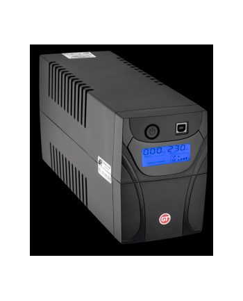 GT UPS ZASILACZ AWARYJNY POWERBOX 850VA/480W 2X SCHUCKO 1X9AH-12V