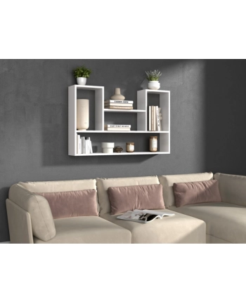 top e shop Regał wiszący BILBAO 4P 100x16xH60 biel nr 2