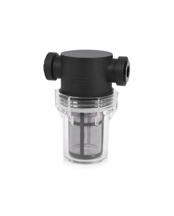 Alphacool ES Big Inline particle filter 2x G1/4 IG/IG (Kolor: CZARNY/transparent, for the coolant circuit)