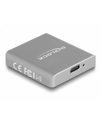 DeLOCK USB Type-C Card Reader for SD Express (SD 7.1) memory cards, card reader (aluminium) nr 1