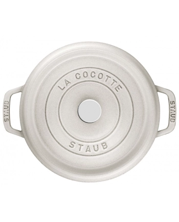 zwilling Garnek żeliwny okrągły STAUB 40501-413-0 - biała trufla 52 ltr nr 2