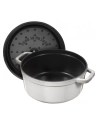 zwilling Garnek żeliwny okrągły STAUB 40501-413-0 - biała trufla 52 ltr - nr 3