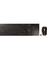 D-E layout - CHERRY DW 9100 SLIM, desktop set (Kolor: CZARNY/bronze, SX scissor technology) - nr 52