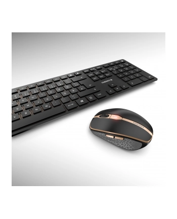 D-E layout - CHERRY DW 9100 SLIM, desktop set (Kolor: CZARNY/bronze, SX scissor technology) nr 1