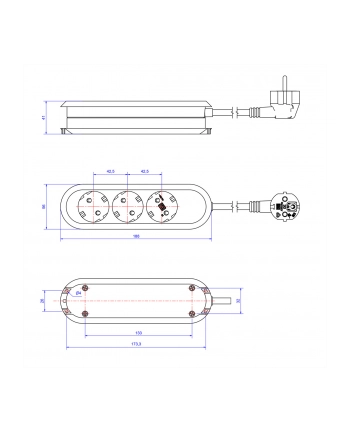 Bachmann USB SMART 381.801, 3-way power strip (Kolor: BIAŁY)