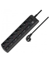 Brennenstuhl Individually switchable socket strip 6-way (Kolor: CZARNY) - nr 19