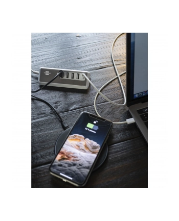 Brennenstuhl Estilo USB multi-charger (Kolor: BIAŁY/stainless steel, 5x USB, PD 20 Watt) nr 1