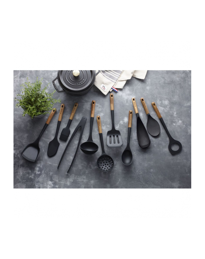 zwilling Łyżka wazowa STAUB 40503-104-0 - brązowo-czarna 31 cm główny