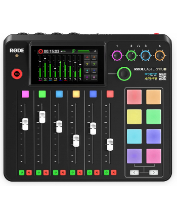 Rode Microphones Rodecaster Pro II, mixer (Kolor: CZARNY, USB-C, jack, XLR)