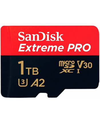 SanDisk Extreme PRO 1 TB microSDXC, memory card (UHS-I U3, Class 10, V30, A2)