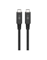 Goobay USB-C cable USB 4.0 generation 3x2 (Kolor: CZARNY, 1 meter) - nr 2