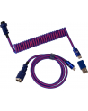 Keychron Premium Coiled Aviator Cable (purple, 1.08 m, straight plug) - nr 1